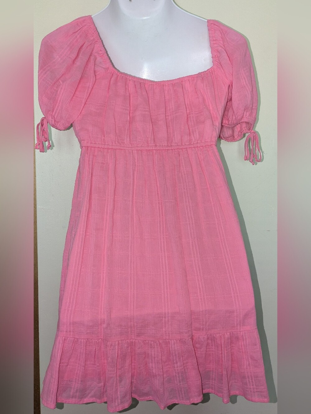 💥FINAL💥Honey And Sparkle Pink Babydoll Dress - Picture 3 of 6